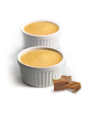 Entremets caramel dessert hyperprotéiné