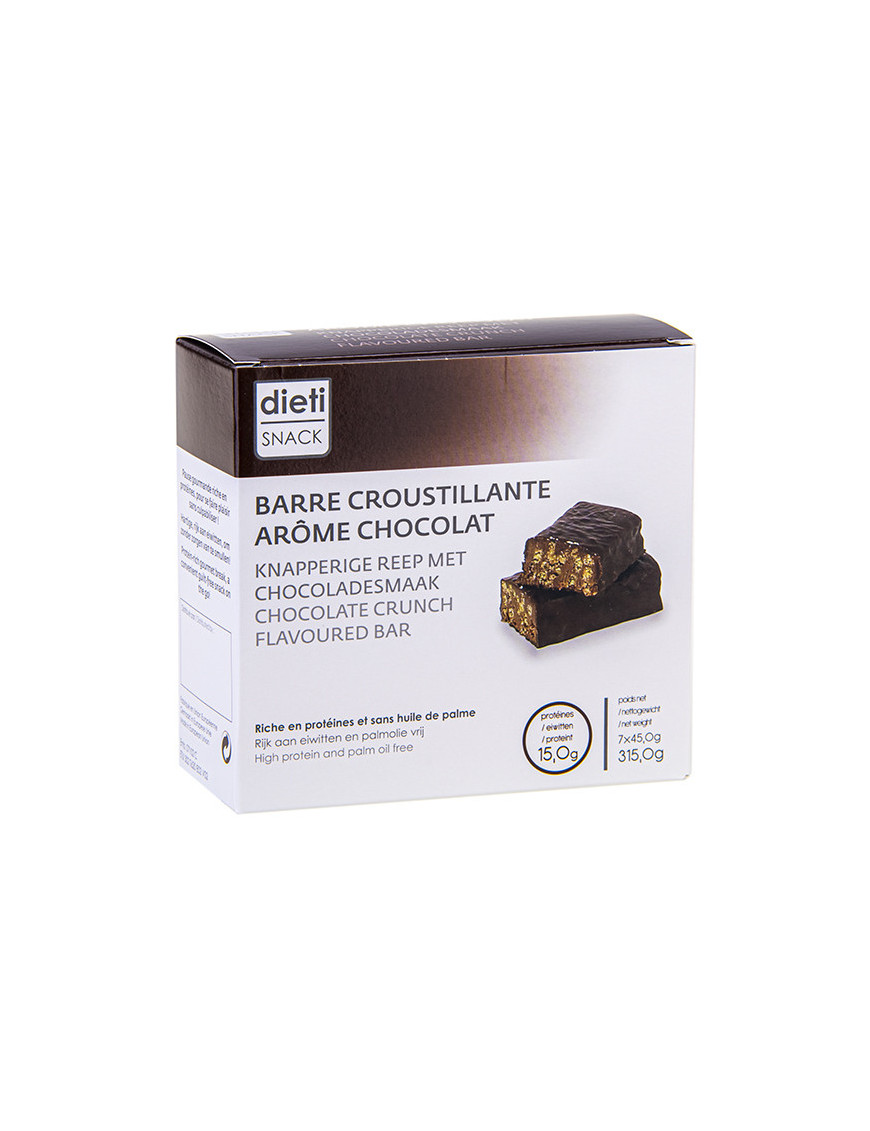 Dietisnack barre protéinée chocolat Crunch 