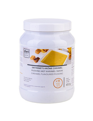 Crème dessert caramel pot protéines
