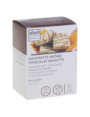 Dietisnack gaufrette minceur chocolat noisette