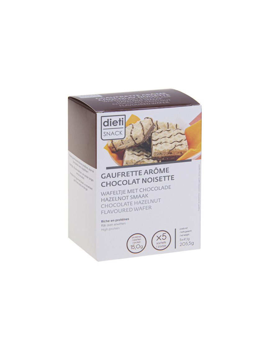 Dietisnack gaufrette minceur chocolat noisette