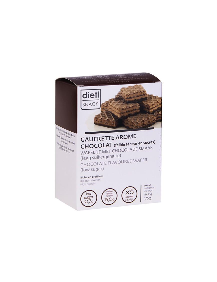 Gaufrette chocolat phase 1
