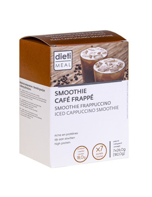 Smoothie café frappé riche en protéines