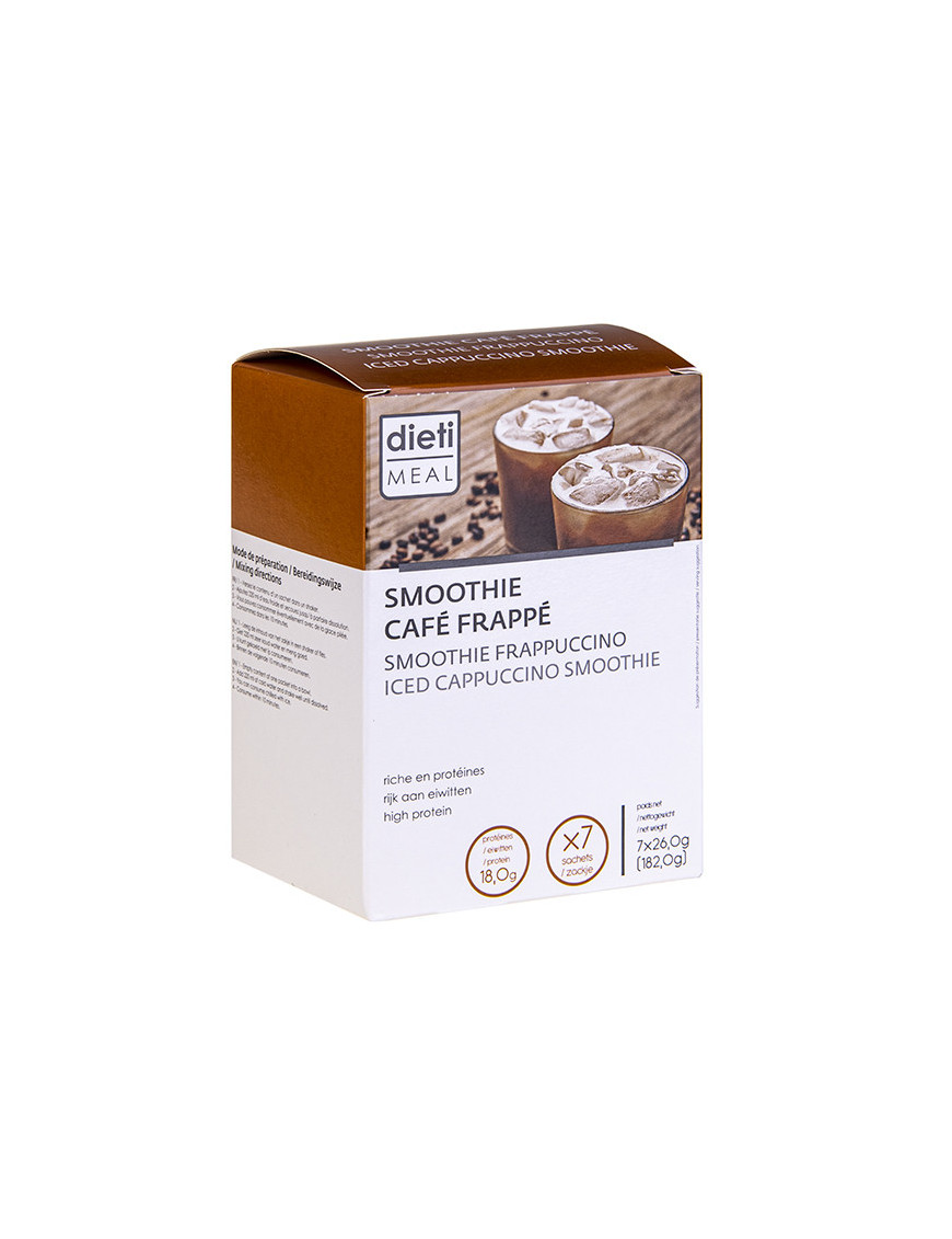 Smoothie café frappé riche en protéines