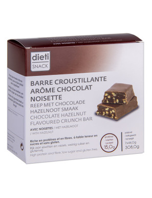 Dietisnack barre protéinée chocolat noisette