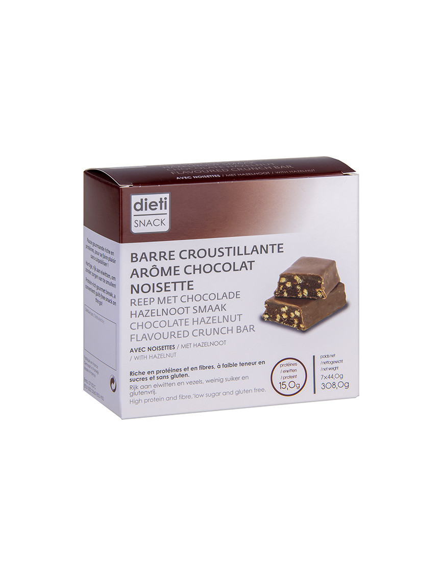 Dietisnack barre protéinée chocolat noisette