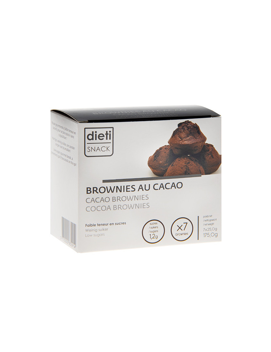 Brownies au cacao sans sucres ajoutés