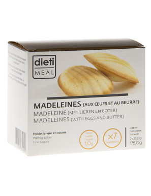 Madeleines Low Carb aux oeufs et au beurre