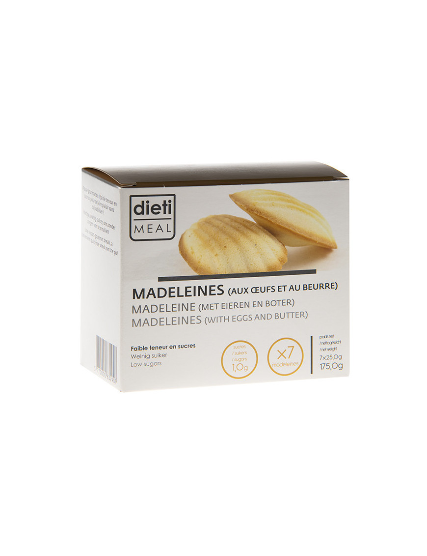 Madeleines Low Carb aux oeufs et au beurre