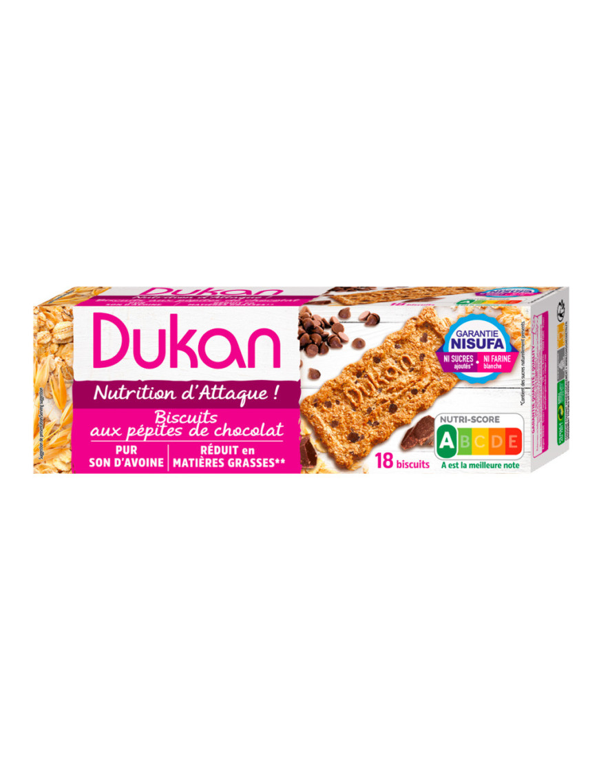 Biscuits Dukan aux pépites de chocolat