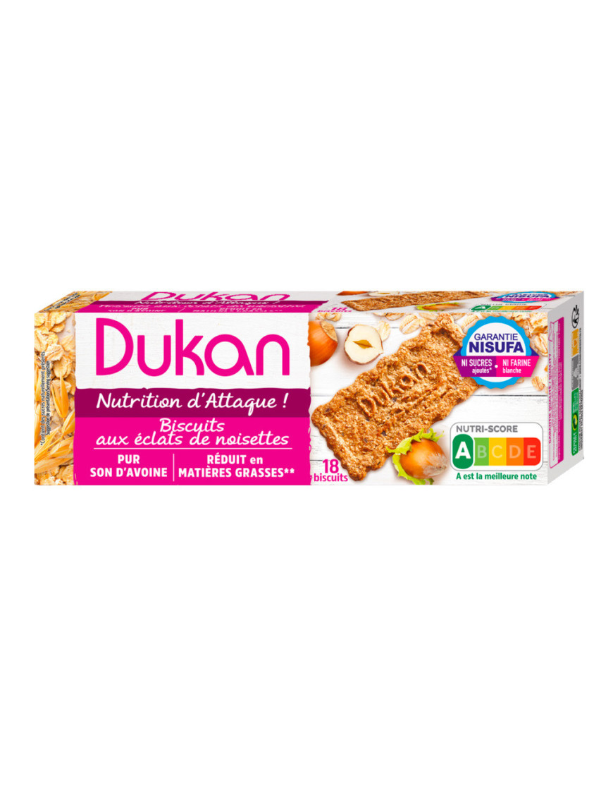 Biscuits Dukan aux éclats de noisettes