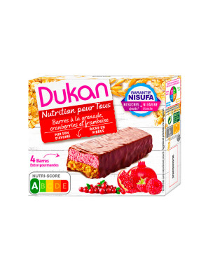 Dukan barres grenade cranberries framboise