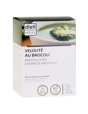 Velouté brocoli riche en protéines 