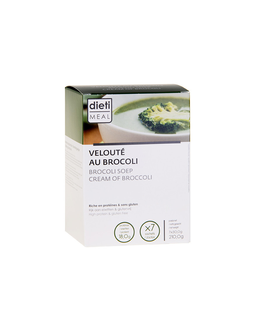 Velouté brocoli riche en protéines 