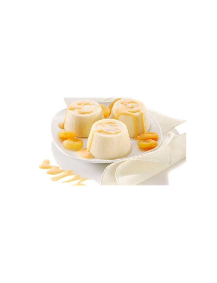 Flan protéiné abricot vanille 