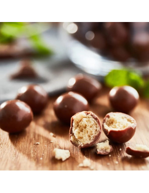 Boules de soja au chocolat riches en protéines