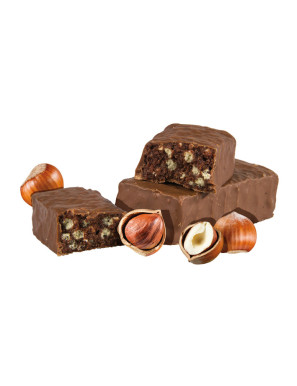 Barre protéinée chocolat noisettes