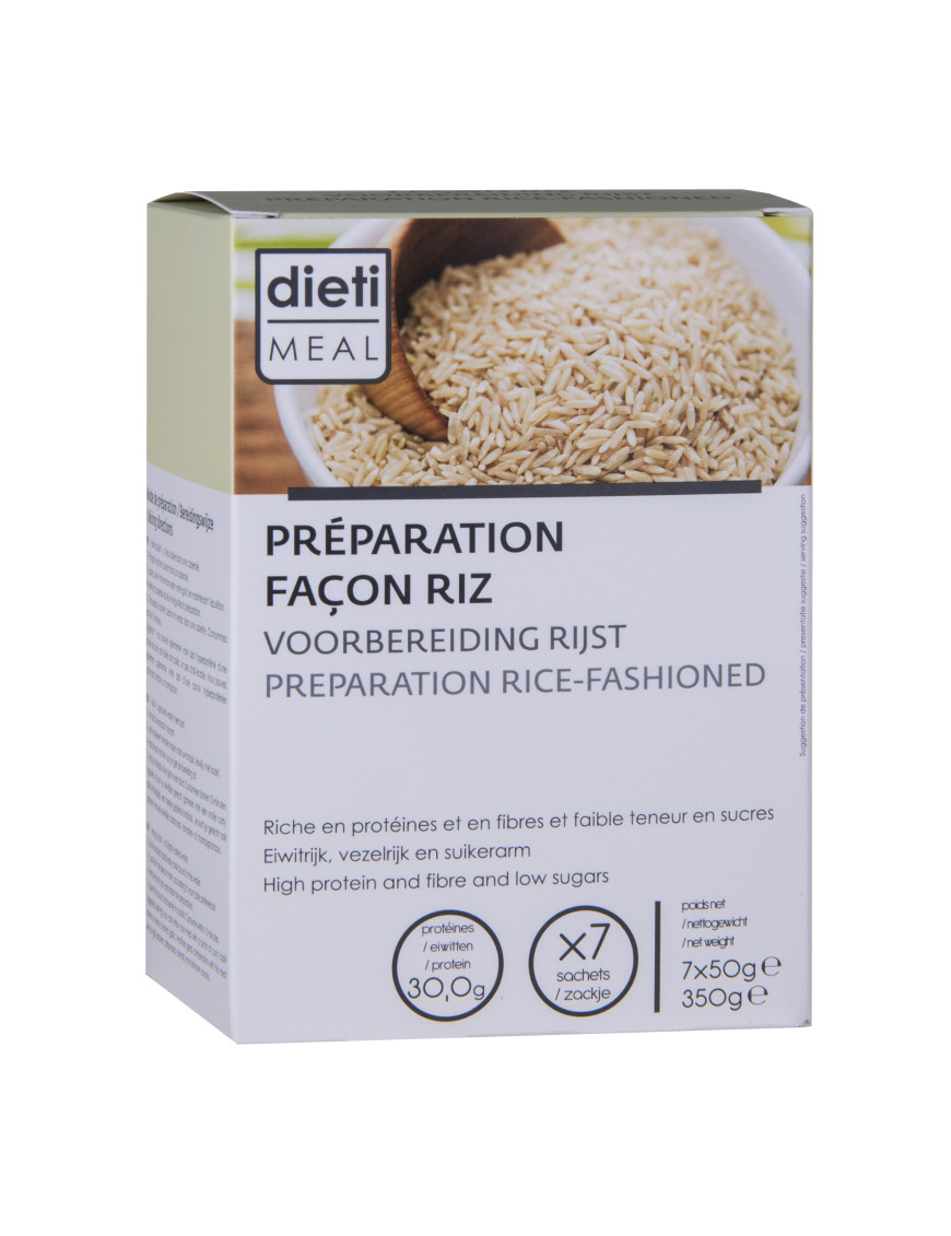 Riz hyperprotéiné