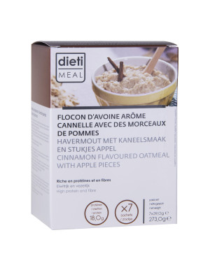 Porridge pomme cannelle protéiné 