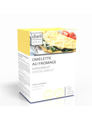 Omelette hyperprotéinée au fromage 
