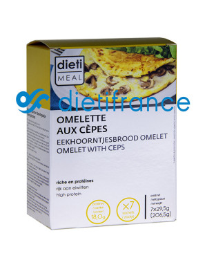 Omelette hyperprotéinée aux cèpes