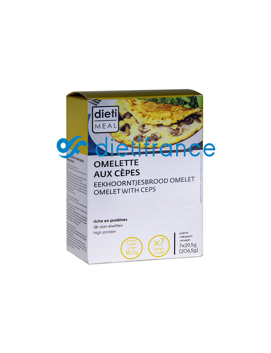 Omelette hyperprotéinée aux cèpes
