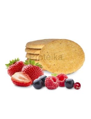 Biscuits protéinés fruits rouges