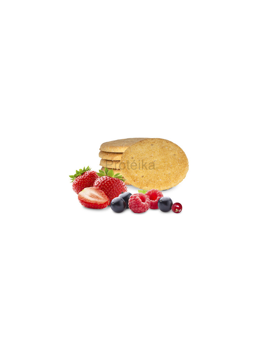 Biscuits protéinés fruits rouges