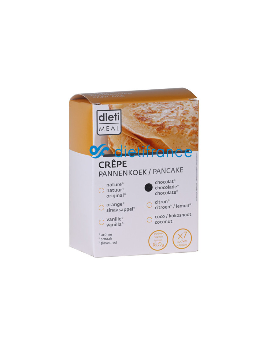Dietimeal crêpe protéinée ou pancake arôme chocolat