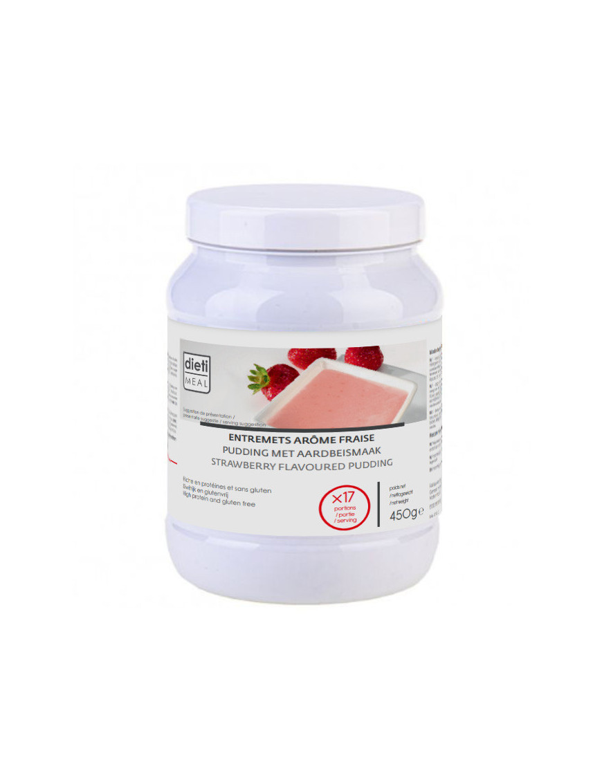Dessert entremets fraise Dietimeal Pot 450 g
