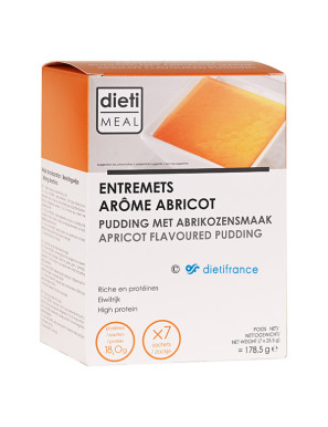 Dietimeal entremets arôme abricot hyperprotéiné