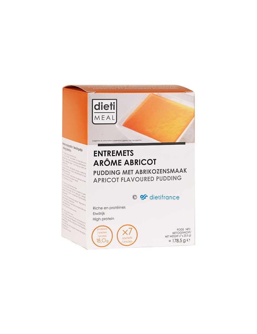 Dietimeal entremets arôme abricot hyperprotéiné