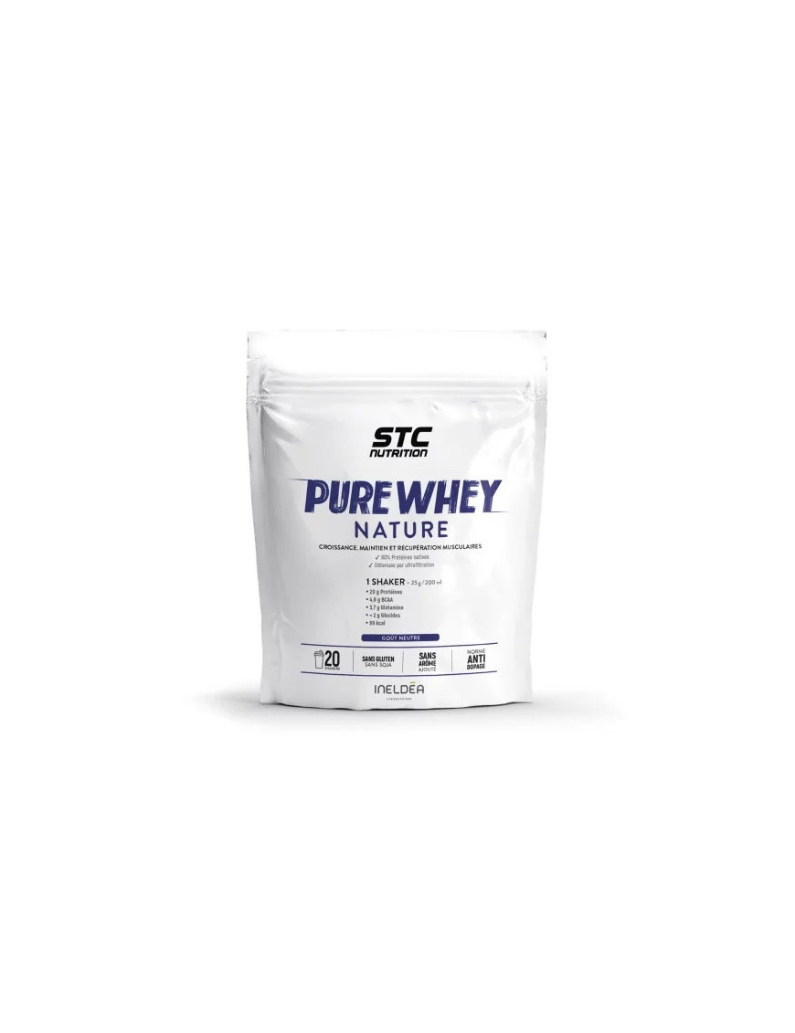 Pure Whey nature WPI-WPC poudre goût neutre à mélanger