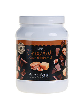 Pot muesli hyperprotéiné Low Carb chocolat caramel noix de pecan