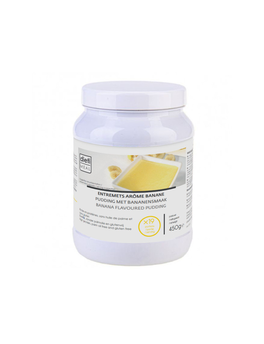 Dietimeal smoothie protéiné ou milk-shake banane. Pot 450 g