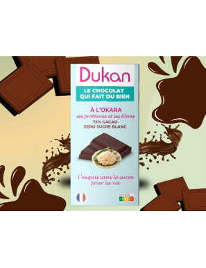 Dukan tablette de chocolat à l'okara
