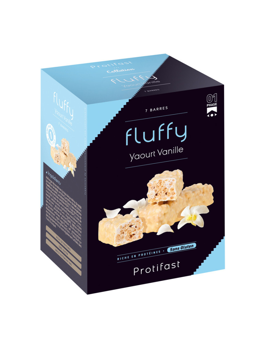 Protifast barre fluffy arôme yaourt vanille