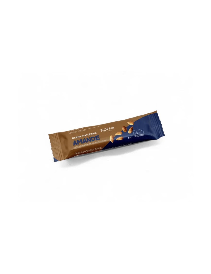 Biofair barre protéinée Bio et Vegan aux amandes