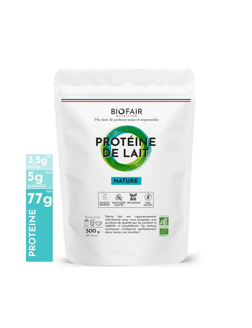 Biofair protéine de lait en poudre Bio Nature