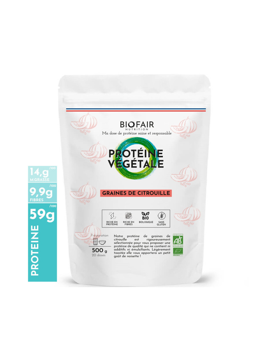 Biofair protéine végétale Bio graines de citrouille
