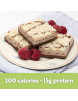 Dietisnack gaufre minceur chocolat blanc framboise riche en protéines