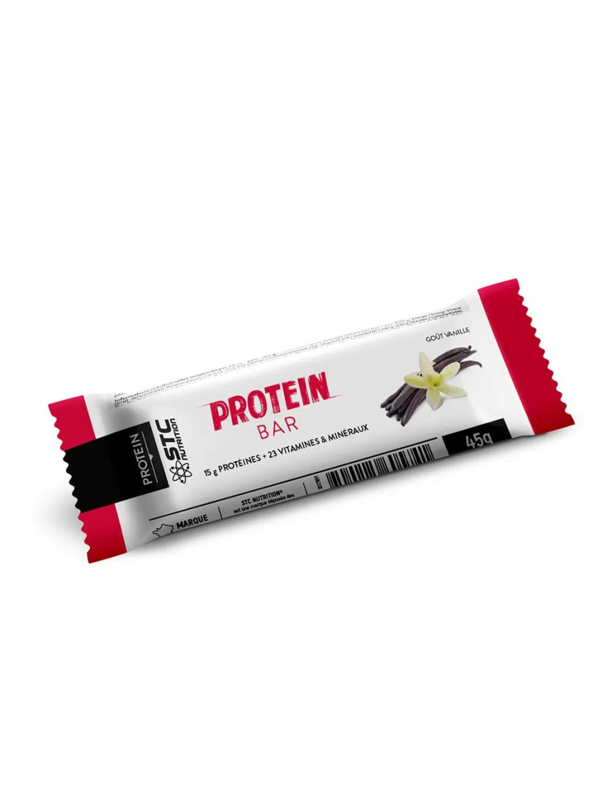 STC nutrition barre vanille riche en protéines
