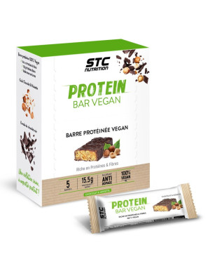 STC Nutrition barre Vegan goût chocolat et noisette