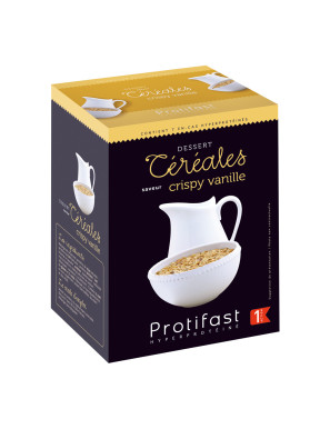 Céréales crispy vanille riches en protéines