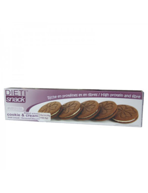 Biscuits protéinés cookie and cream