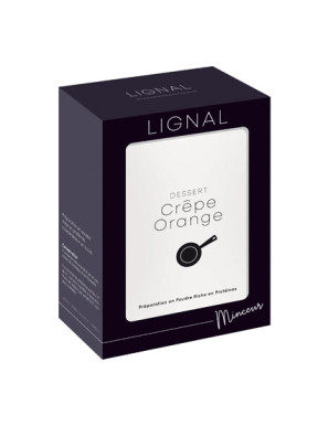 Lignal crêpe orange riche en protéines