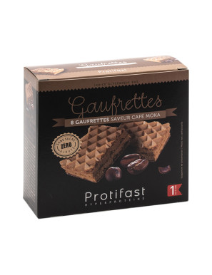 Gaufrette protéinée café mocha 