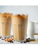 Smoothie café frappé riche en protéines