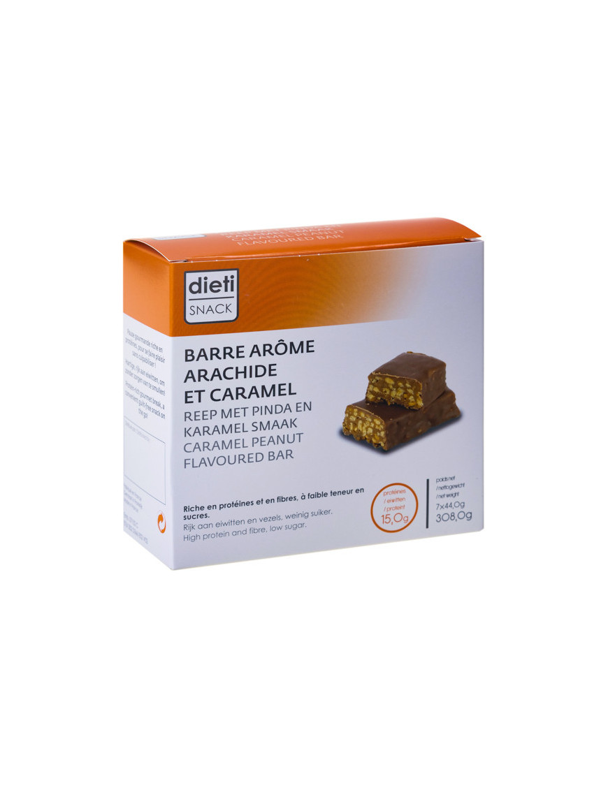 Chrono-pack 7 barres protéinées chocolat caramel 