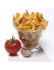 Chips zippers arôme barbecue Dietisnack